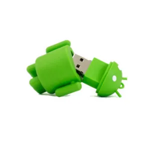 Anpassbare USB-Sticks PVC USB-Flash-Roboter USB-Speicher
