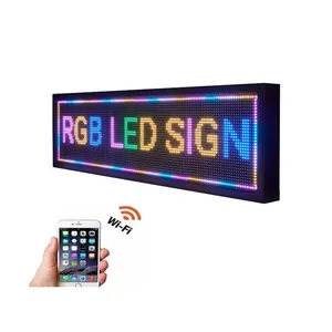 Programmierbares LED-Bewegungsnachrichtenschild Vollfarbe P10 LED-Anzeigetafel Außenbereich