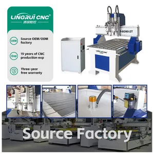Automatischer Schalter Dual-Prozess Klein CNC Gravur Router Maschine