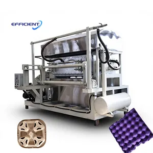 Papierpulpe-Ei-Tray-Herstellungsmaschine Kaffeetassenhalter Pulpeformmaschine