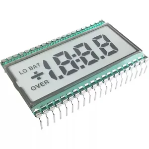 Benutzerdefinierte Tn Htn Sftn Va Anzeige Anpassbares kleines Panelmodul Anpassung kostenloses Design Code Bildschirm 7 Segment Niedrigenergie Monochrom statisches LCD