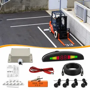 Sistema de Sensor de Detecção de Proximidade de Obstáculos Traseiros Ultrassônicos para Empilhadeiras com Alerta de Distância e Prevenção de Colisões