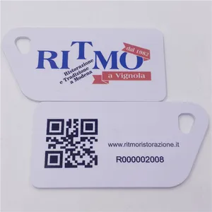 Kostenlose Probe QR-Code NFC Visitenkarte NFC Mini Schlüsselkarte RFID Schlüsselanhänger NFC Mini Karte