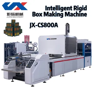 Jx-CS800A Hochgeschwindigkeits-Automatik-Rigid-Box-Herstellungsmaschine Hochwertige Box