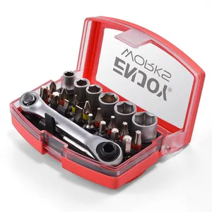 24PCS Steckdosenwerkzeugset mit Hand-Schraubendreher-Bit und Steckdosenwerkzeugen