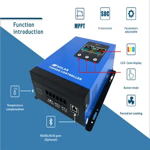 Anpassbarer, CE-, RoHS- und ISO-zertifizierter MPPT-Solarladeregler für Solaranlagen