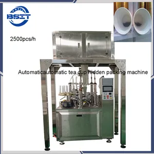 Automatische Modell Grüntee Versteckte Papierbecher Herstellung Füll- und Verpackungsmaschine