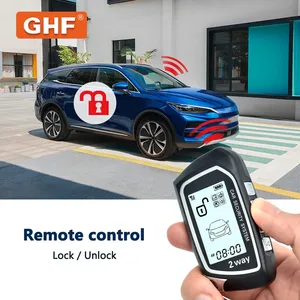 Sistema de entrada sem chave bidirecional universal com tecnologia LoRa, chave inteligente LCD para veículo automotivo