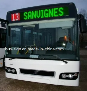 Heißer Verkauf programmierbare Nachrichten-LED-Anzeige für Buslinien