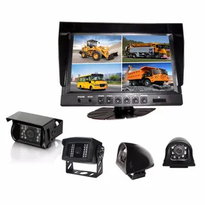 9inch Quad-Monitor-Nachtsicht-Rückfahrkamera-Sicherheitssystem