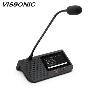 4.3-Inch Microfone de Conferência Sem Fio Sistema de Microfone Sem Fio