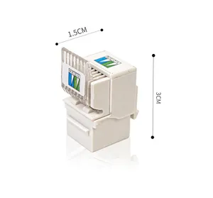 Rj11 Werkzeugloses Modul, Cat3 Sprachmodul, vergoldeter Keystone-Jack drei Arten von Informationsmodulen