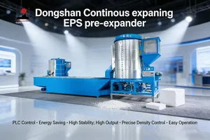Premium EPS kontinuierlicher Vorexpandierer mit automatischem Vakuumregelsystem