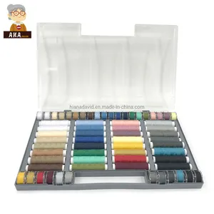 64PCS Polyester Nähfaden Set Box