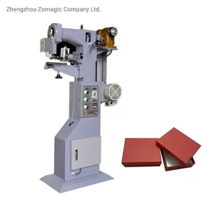 Manuelle starre Box-Ecken-Klebe-Maschine Papierbox-Winkel-Klebemaschine