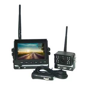 DC12-24V Câmera HD 5 Sistema de Câmera Traseira Sem Fio