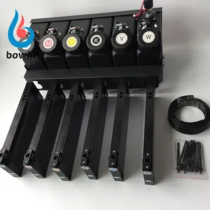 6 Tintas UV CISS Suprimento de Tinta 6+6 Tanque de Tinta a Granel Sistema de Tinta a Granel