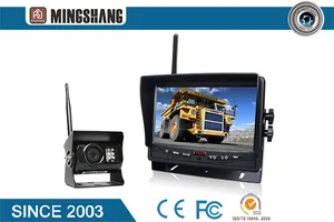 7inch 2CH Drahtloses digitales Monitor-Nachtsicht-Rückfahrkamera-System