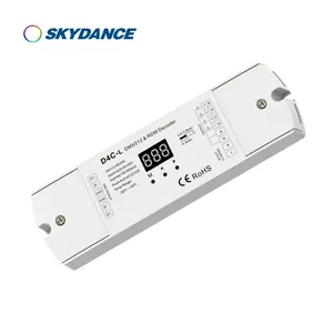 Skydance D4c-L 4 Kanal Konstantstrom DMX512 & Rdm Decoder RGBW DMX Decoder 150-1200mA*4 Kanal DMX Controller