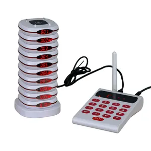 Sistema de Paginação Sem Fio Pequeno para Restaurantes, Sistema de Pager à Prova d'Água