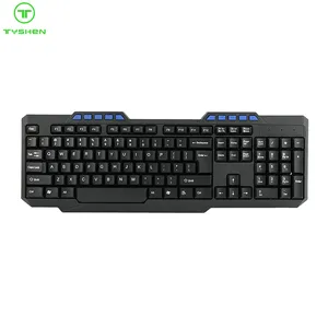 Teclado Multimídia USB para Computador com 10 Teclas Multimídia