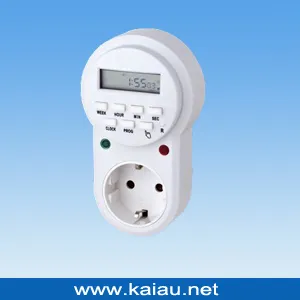 Elektronischer digitaler Zeitschalter Mehrfunktionsstecker programmierbarer Timer