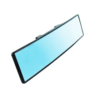Automobil Blau Rückspiegel Gesamtansicht Spiegel