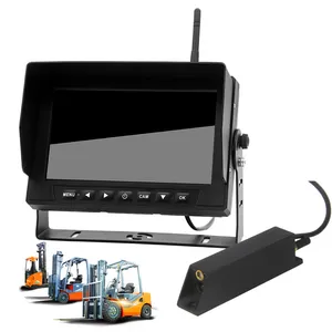 DC12-24V 7 Wasserdichtes kabelloses Gabelstapler-Kamerasystem mit magnetischer Batterie