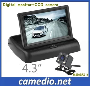 4-Lights Rückfahrkamera-System mit 4.3 TFT LCD HD klappbarem Monitor-System