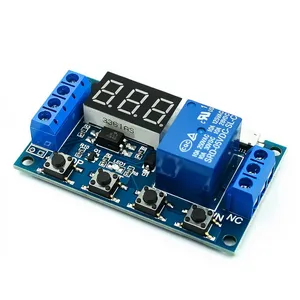 Módulo de Relé DC 5V-36V Atraso no Ciclo de Gatilho Ativar Desativar Módulo de Relé Exibir LED Motores DC Luzes Fitas de LED Micro Bombas Válvulas Solenoides Módulo de Interruptor de Temporizador
