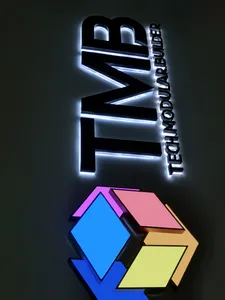 Benutzerdefiniertes Ausstellungsschild mit LED-Modul für Werbung -0129
