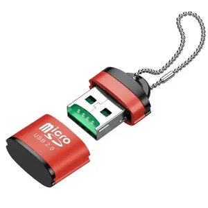 Leitor de Cartão para Android Adaptador de Micro SD para USB Leitor de Cartão TF com Tamanho Mini para Leitor de Cartão de Memória de Câmera