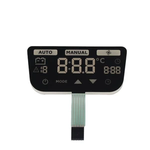 Anpassbares 7 Segment-LED-Anzeigemodul mit Touch-Tasten