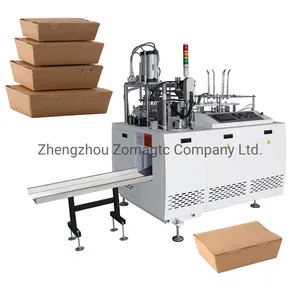 Automatische Produktionslinie Einwegboxenherstellungsmaschine Papier-Lunchbox-Formmaschine