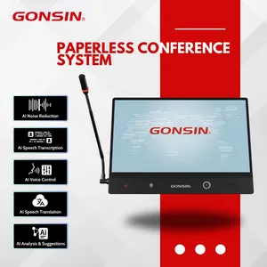 KI-gesteuertes papierloses Konferenzsystem Desktop-Terminal mit Multimedia-Funktionen