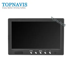 Monitor automotivo de 7 polegadas para ré/backup/visão traseira em CVBS
