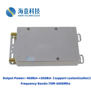 Módulo Transmissor RF Personalizável SDR Fonte Digital 70-6000MHz para Testes de RF