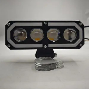 Farol de LED Modificado 3 Polegada Olho de Diabo LED Dinâmico Piscante Luz de Carro Nova Estilo Luz de Trabalho LED Lâmpada Auto