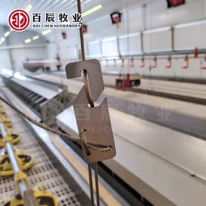 Drahtseilklammer, Befestigungszubehör für automatische Futterlinie für Geflügel