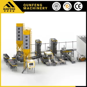 Zuverlässige Blockproduktionslinie Effiziente automatische Blockmaschine Intelligentes Blockproduktionssystem für die Großproduktion