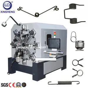 Máquina de Formação de Molas de Compressão, Extensão e Torção Sem Came CNC Automática, Máquina de Formação de Fios