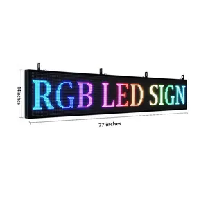 Außen LED bewegliche Nachrichtensignalanzeige RGB Bildschirmmodul WiFi digitale Beschilderung