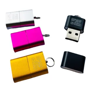 Mini Metall TF T-Flash Speicherkarte Leser Adapter Leichtgewichtig Tragbarer Mini Speicher Kartenleser