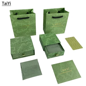 Benutzerdefinierte recycelbare Schmuckset-Box R Verpackung Schublade Karton Schmuckbox