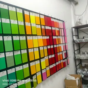 Haltbare Polyester-Pulverbeschichtung elektrostatistische Pulverbeschichtung RAL-Farben für alle Lösungen